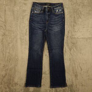 Judy Blue jeans Slim Bootcut women's 7/28 mild indigo blue stretchy